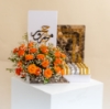 Picture of Savanna Hajj Chocolate Tray 42 Pcs | Baby rose Orange
