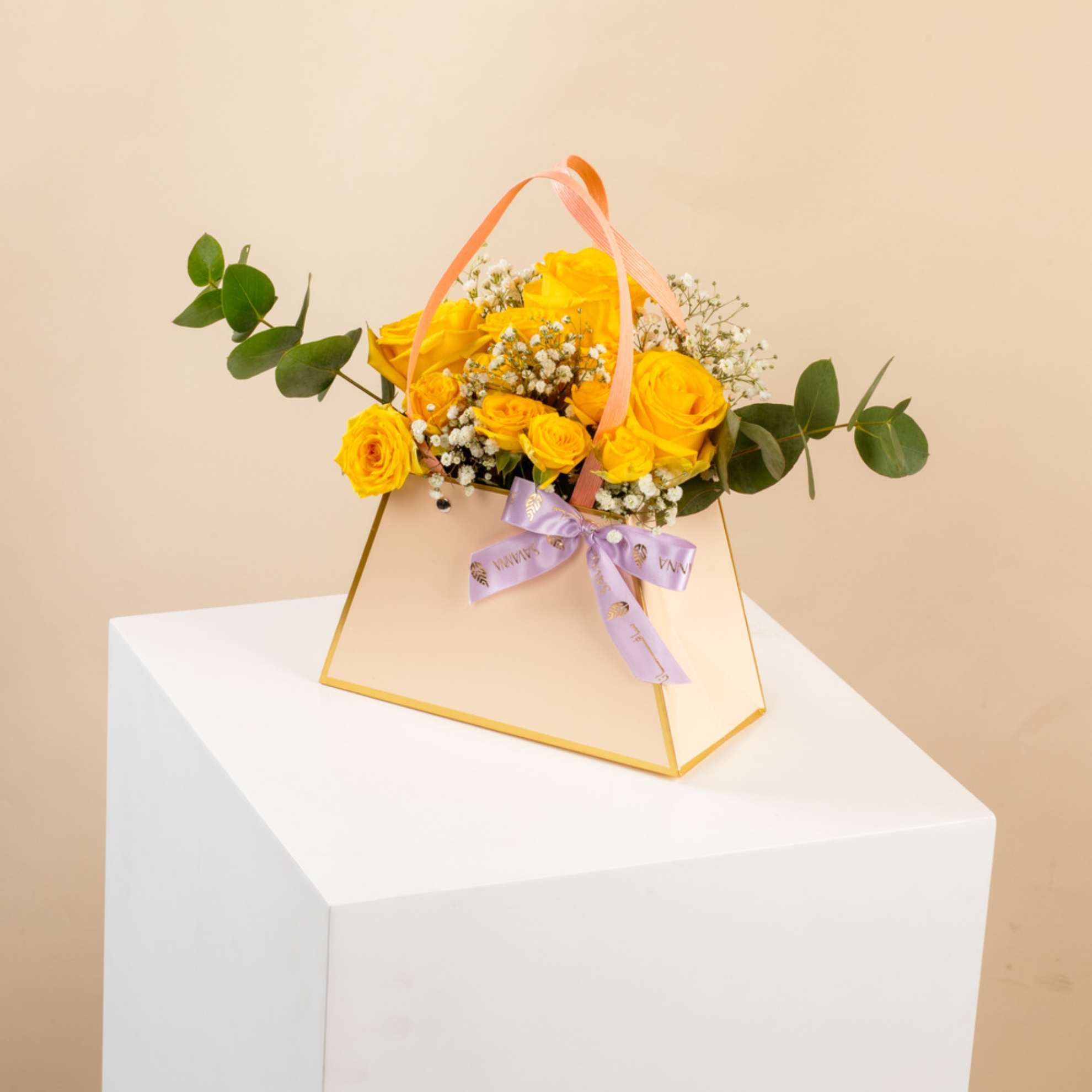 Picture of Savanna Pink Flowers Bag