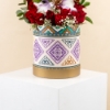 Picture of Red  Flowers Box  | Teddy Bear