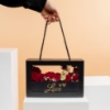 Picture of Savanna Love Black Bag |Red Rose