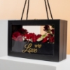 Picture of Savanna Love Black Bag |Red Rose