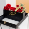 Picture of Savanna Love Black Bag |Red Rose