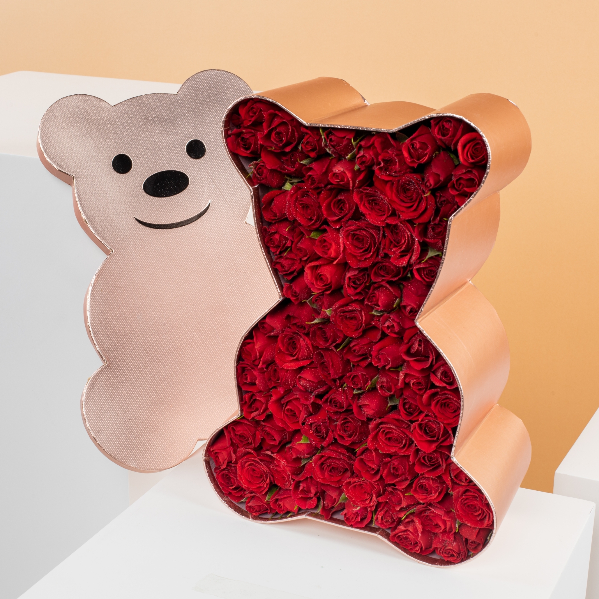 Picture of Pink Teddy Bear | Baby Rose Red