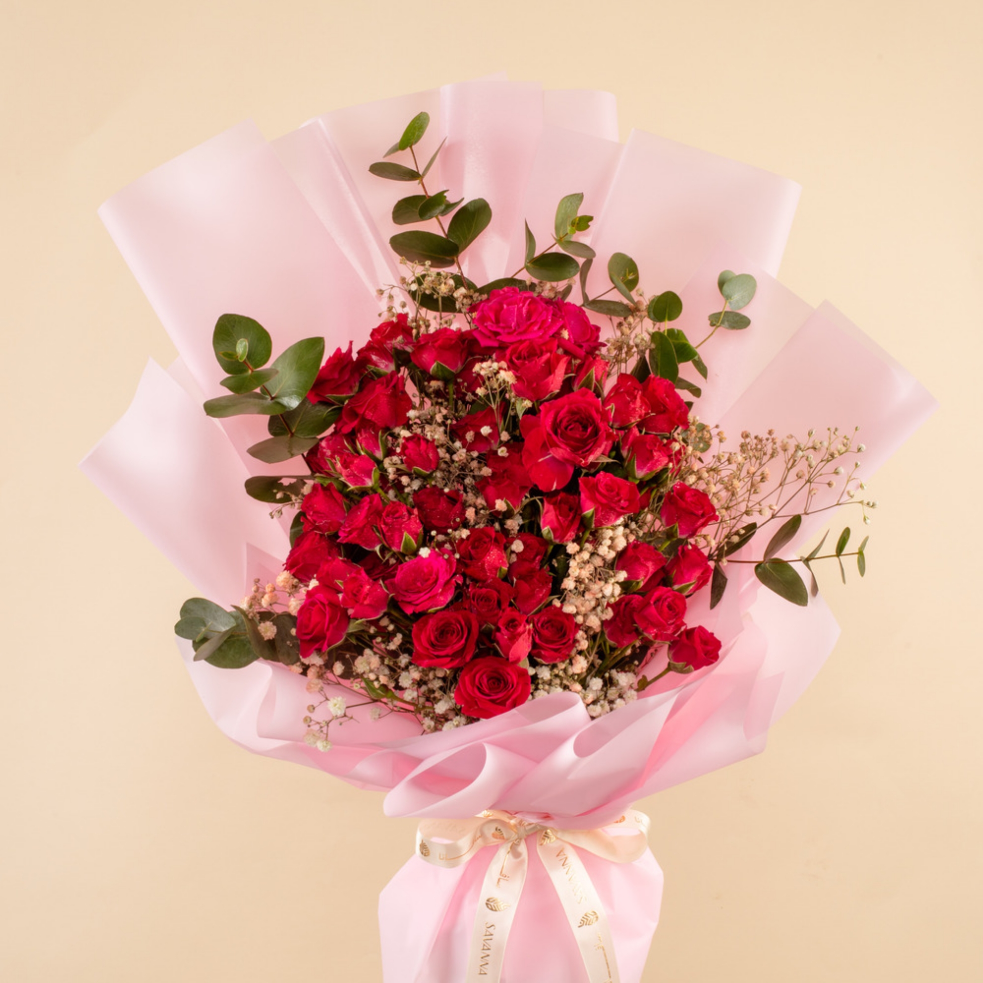 Picture of Baby Rose Fuchsia Hand Bouquet