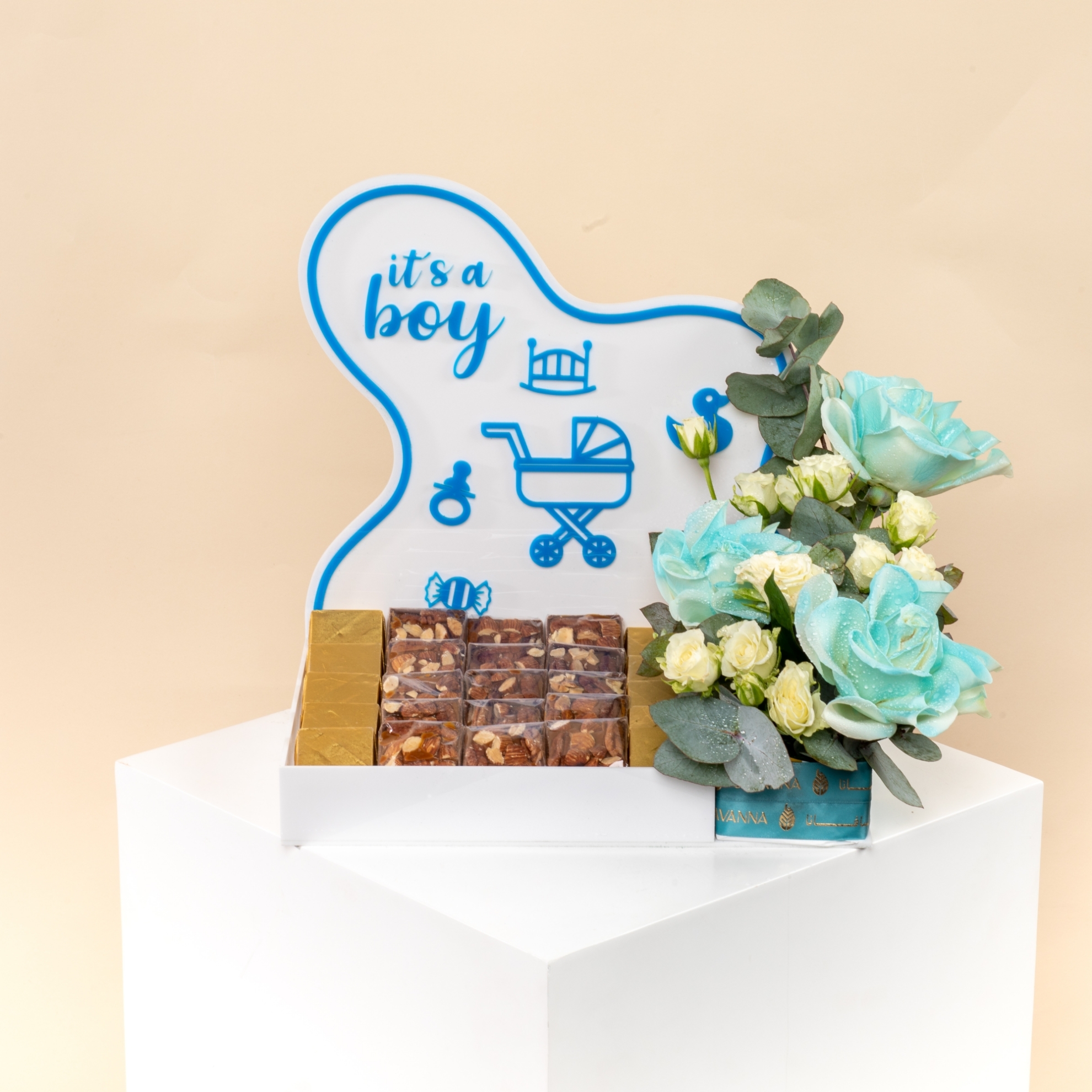 Picture of Its a Boy Chocolate Tray 25 Pcs