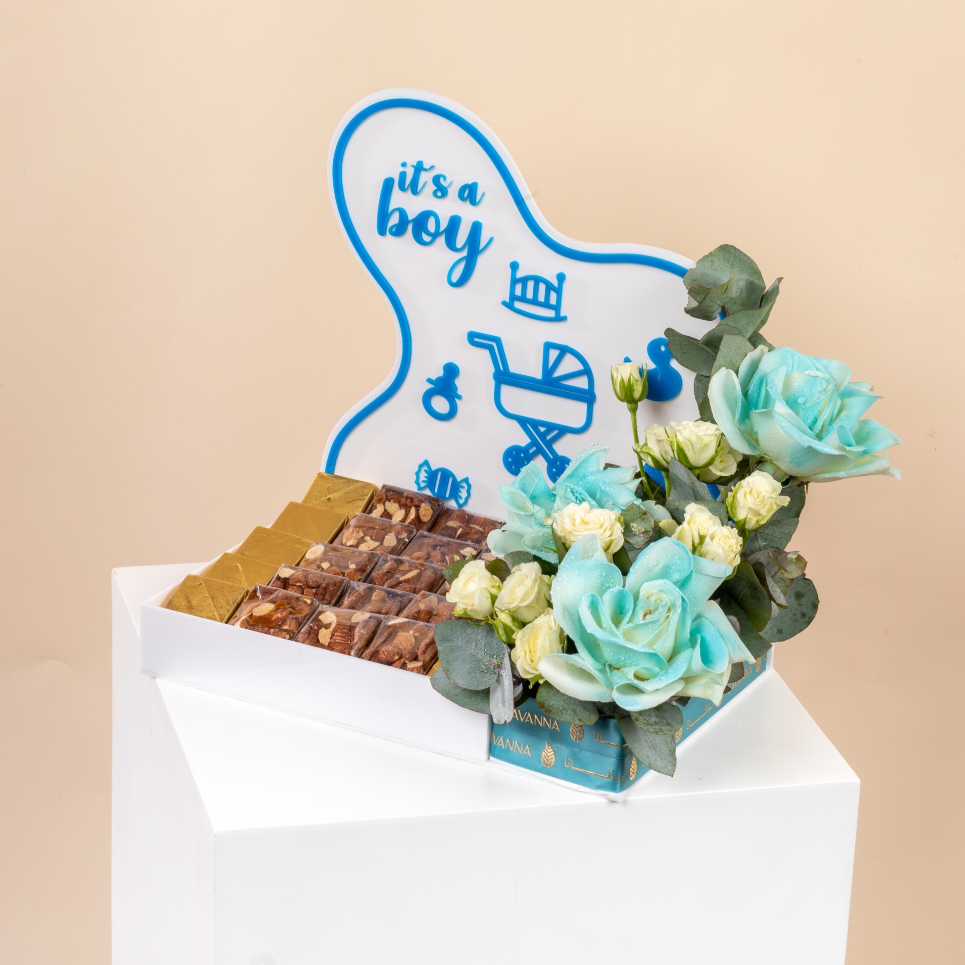 Picture of Its a Boy Chocolate Tray 25 Pcs