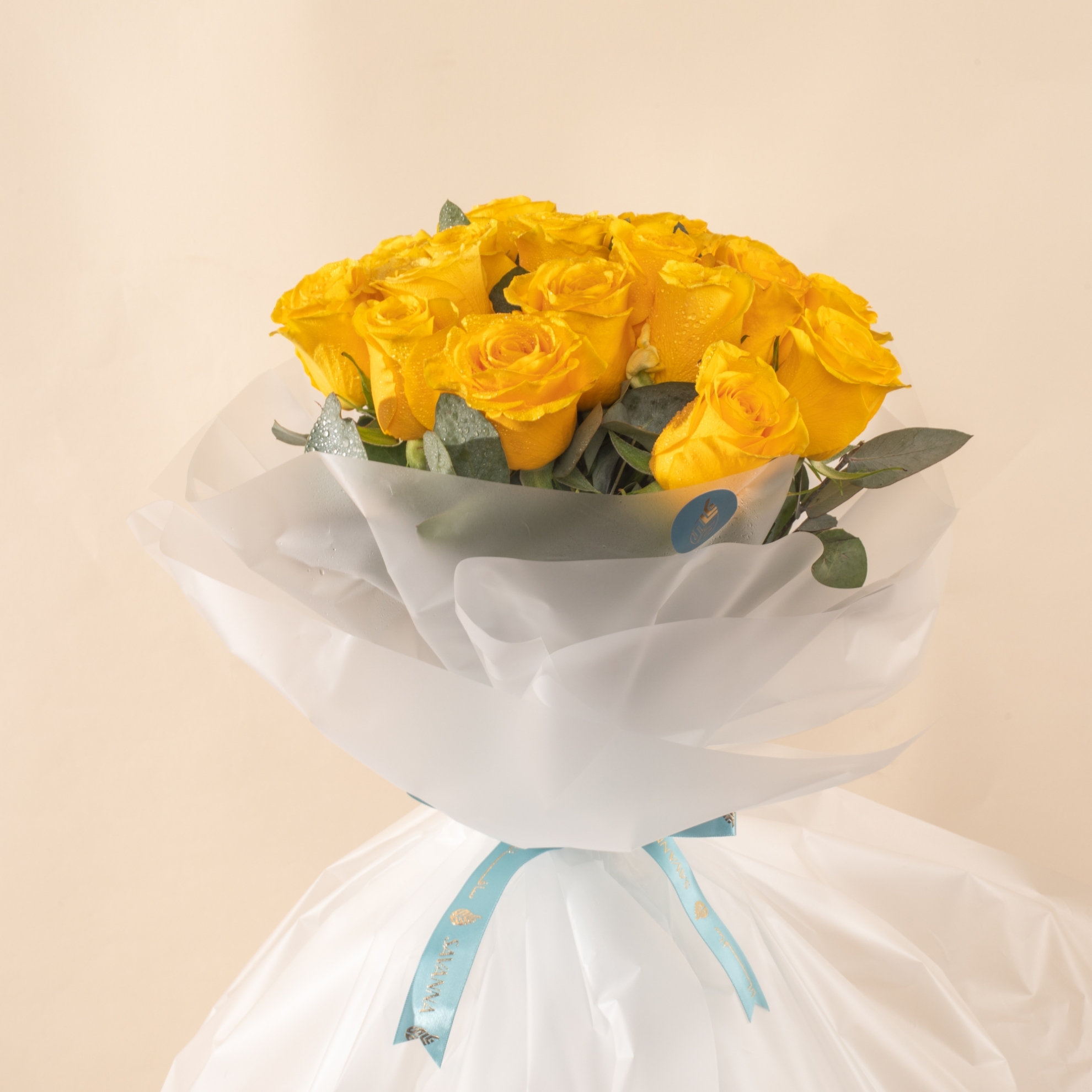 Picture of 20 yellow roses