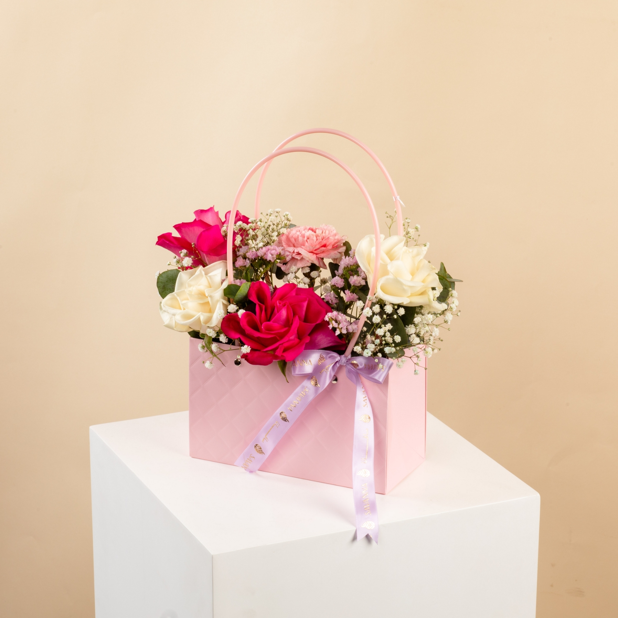 Picture of Savanna pink Flowers Bag