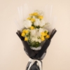 Picture of Savanna Hand Bouquet | Yellow and White Roses