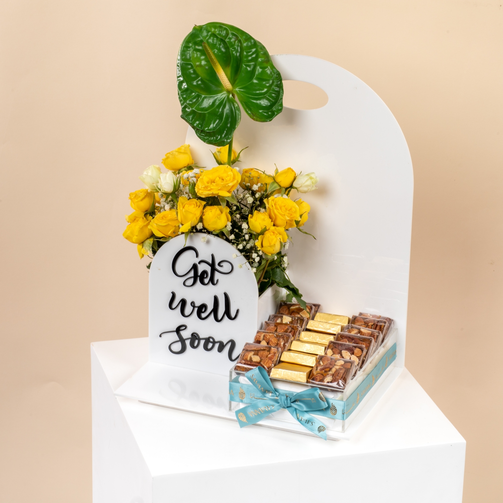Picture of Get Well Soon Chocolate Tray 18 Pcs