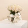 Picture of Savanna Flowers Vase | 20 white  Roses