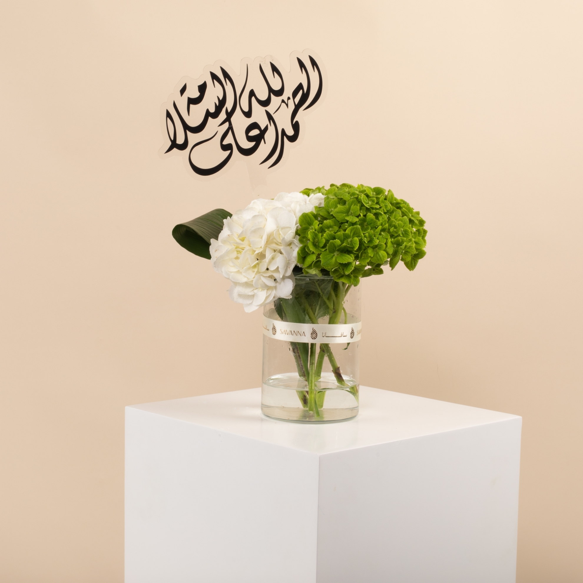 Picture of Savanna Flowers Vase |hydrangea Green And White