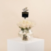 Picture of Savanna Flowers Vase | 20 white  Roses
