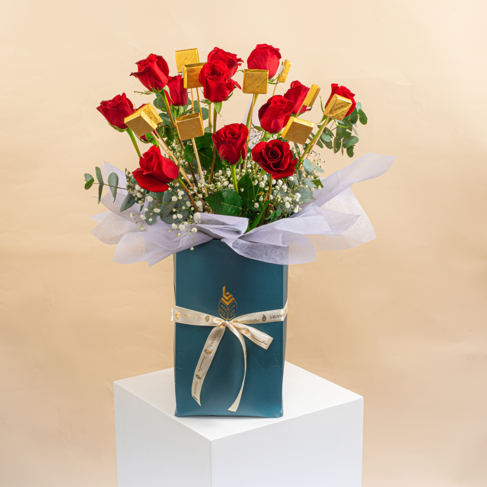Picture of Flowers Box |Chocolate 10Pcs
