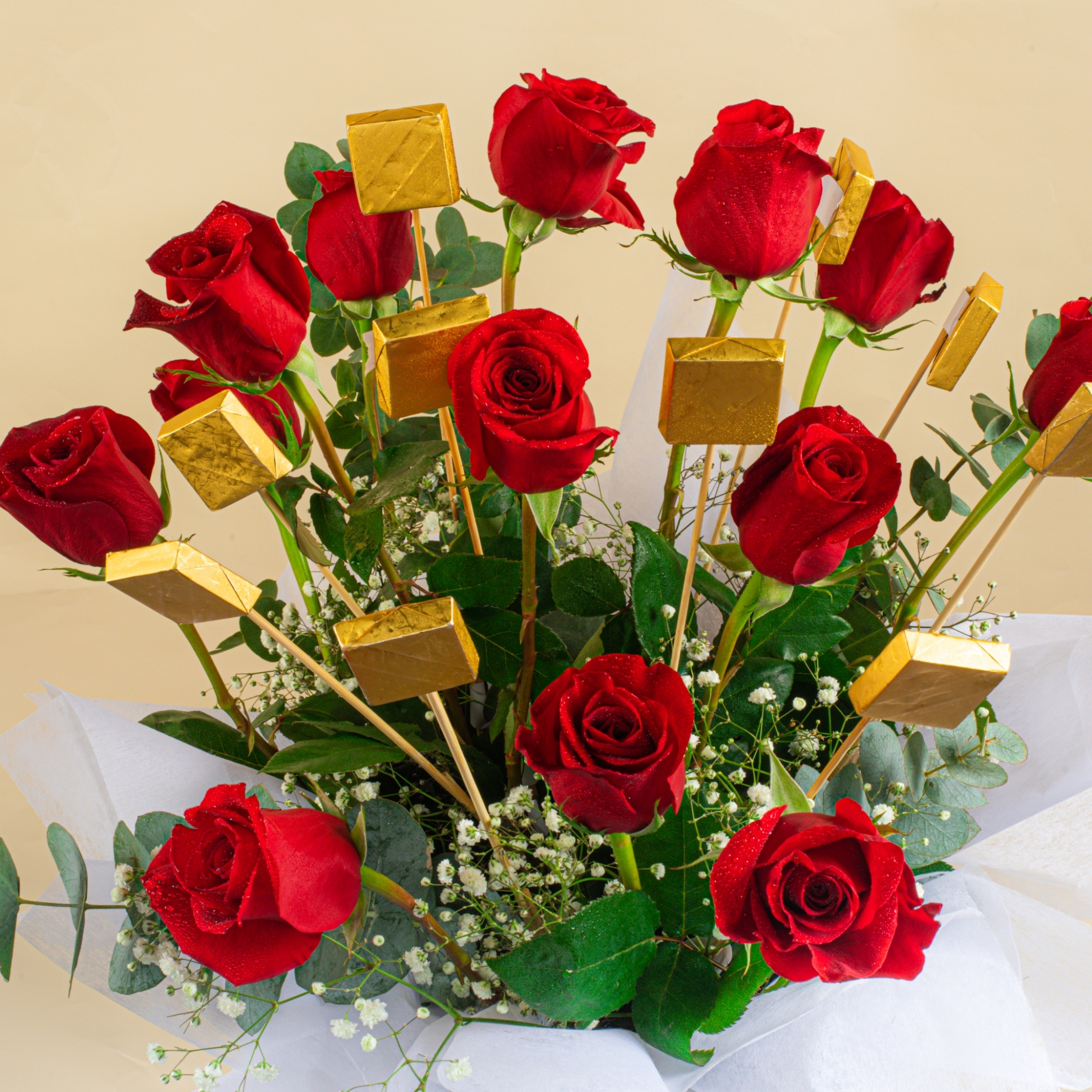 Picture of Flowers Box |Chocolate 10Pcs