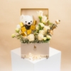 Picture of Flowers Box |Teddy Bear |Chocolate 10Pcs