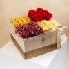Picture of Flowers Box | Red Roses And Chocolate 25Pcs