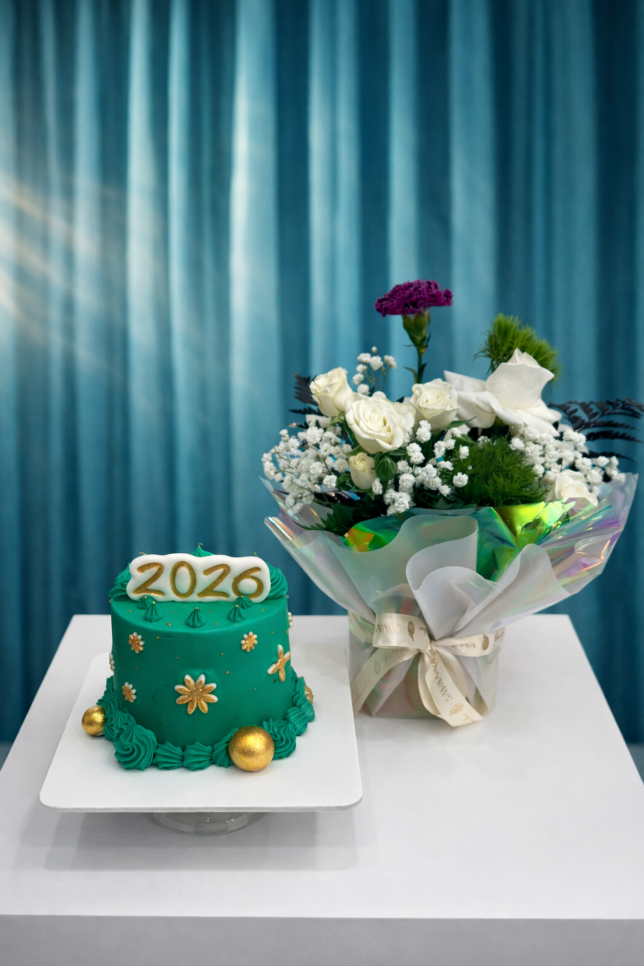 Picture of Green New Year Cake